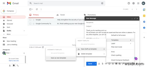 Cách kiểm soát email rác trong Gmail với Mẫu trả lời (Templates) và Bộ lọc (Filters)