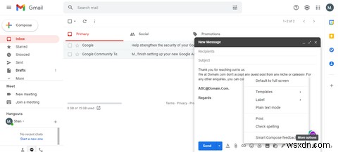 Cách kiểm soát email rác trong Gmail với Mẫu trả lời (Templates) và Bộ lọc (Filters)