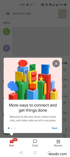Bây giờ bạn có thể sử dụng Chat và Rooms trong tài khoản Gmail miễn phí