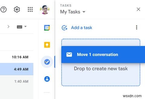 Cách quản lý hộp thư Gmail bằng Google Tasks