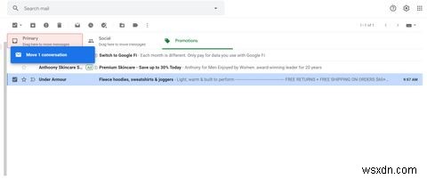 Cách giữ email quan trọng khỏi thẻ Khuyến mãi trong Gmail
