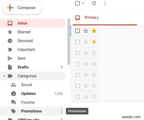 Cách giữ email quan trọng khỏi thẻ Khuyến mãi trong Gmail