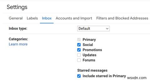 Cách giữ email quan trọng khỏi thẻ Khuyến mãi trong Gmail