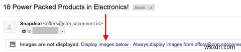 Cách Làm Gọn Gmail Hơn Bằng Việc Ẩn Hình Ảnh Không Mong Muốn