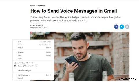 3 Cách Dễ Dàng Gửi Toàn Bộ Trang Web Qua Email