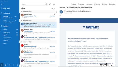 Microsoft Mail vs Outlook: Ứng dụng email Windows 10 nào phù hợp bạn?