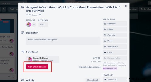 Cách SendBoard làm cho việc gửi email trên Trello dễ dàng