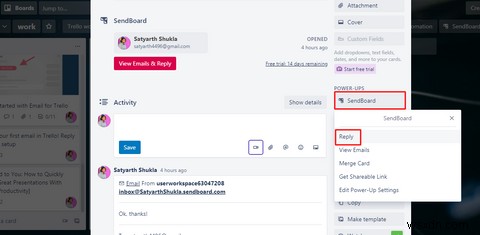 Cách SendBoard làm cho việc gửi email trên Trello dễ dàng