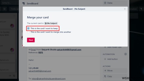 Cách SendBoard làm cho việc gửi email trên Trello dễ dàng