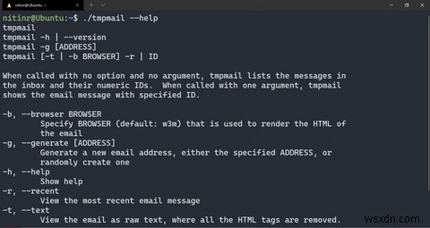 Cách tạo địa chỉ email tạm thời bằng Terminal Linux