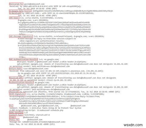 Cách truy vết email về địa chỉ IP nguồn