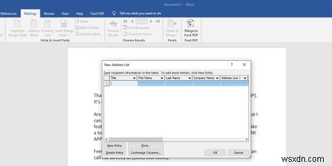 Hướng dẫn thực hiện Mail Merge (Hợp nhất thư) trong Word