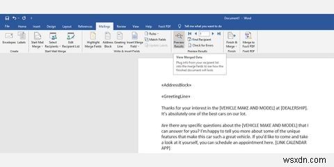 Hướng dẫn thực hiện Mail Merge (Hợp nhất thư) trong Word