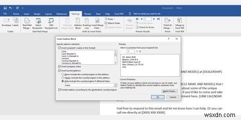 Hướng dẫn thực hiện Mail Merge (Hợp nhất thư) trong Word