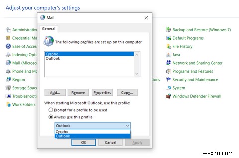 7 cách khắc phục lỗi Outlook bị treo ở màn hình  Loading Profile 