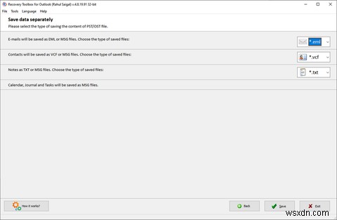 Cách sửa chữa file PST và OST bị hỏng trong Microsoft Outlook dùng Recovery Toolbox