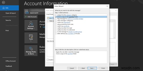 Cách ngăn Outlook lưu bản sao Email đã gửi