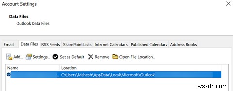 Cách xuất email từ Outlook