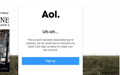 Tên đăng nhập màn hình AOL Mail của tôi là gì?