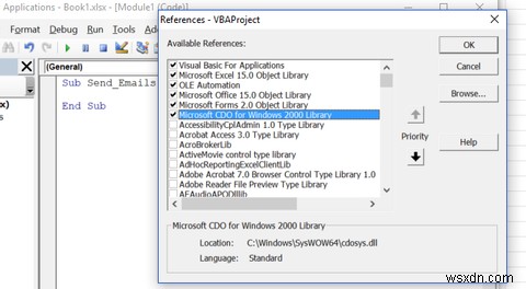 Cách Gửi Email Từ Bảng Tính Excel Sử Dụng Script VBA