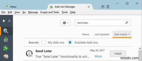 Cách Thiết Lập Mozilla Thunderbird Cho Phản Hồi Tự Động & Email Lên Lịch