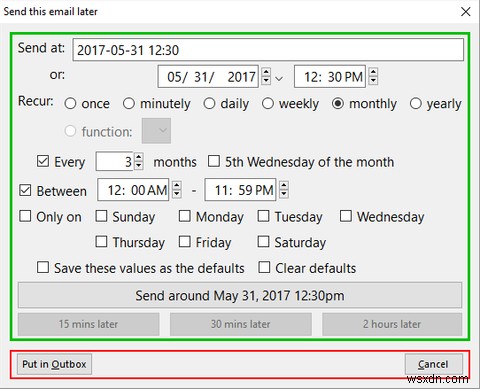 Cách Thiết Lập Mozilla Thunderbird Cho Phản Hồi Tự Động & Email Lên Lịch