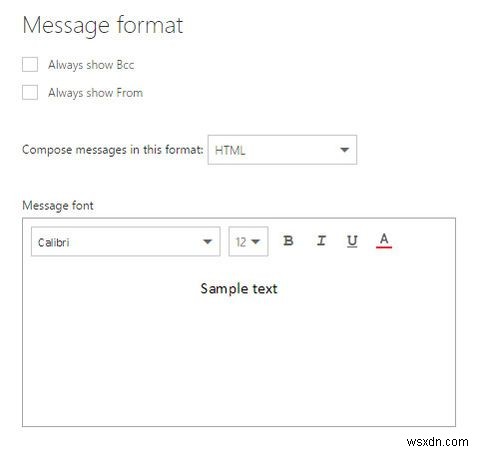 如何在Microsoft Outlook中编辑电子邮件字体和格式