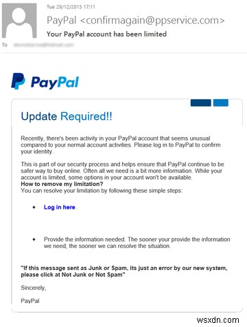 Cách Nhận Diện Email Lừa Đảo (Phishing)
