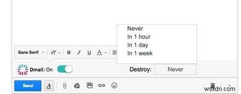 Cách Đưa Email & Bài Đăng Vào Chế Độ Tự Hủy