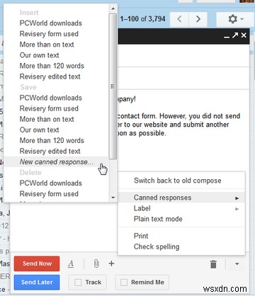 Email Nhanh Hơn & Tốt Hơn Với Canned Responses (Phản Hồi Có Sẵn)
