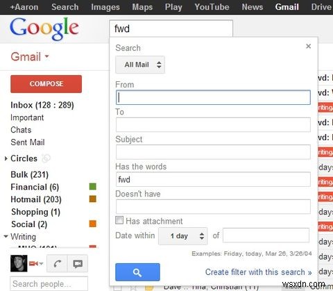Bảo Vệ Tinh Thần: Chặn & Lọc Những Email Chuyển Tiếp (Forwarded)