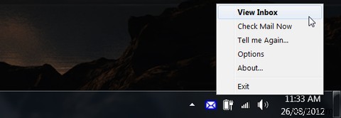 Xem Email Gmail Mới Trên Khay Hệ Thống Với Google Notifier For Gmail