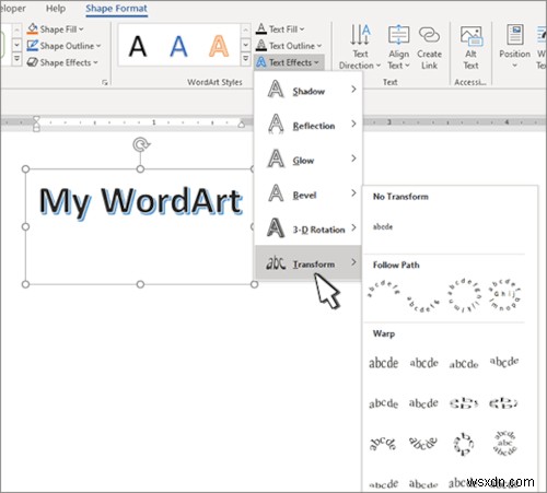 Cách Chèn Văn Bản Vào Hình Tròn Hoặc Văn Bản Hình Tròn Trong Microsoft Word