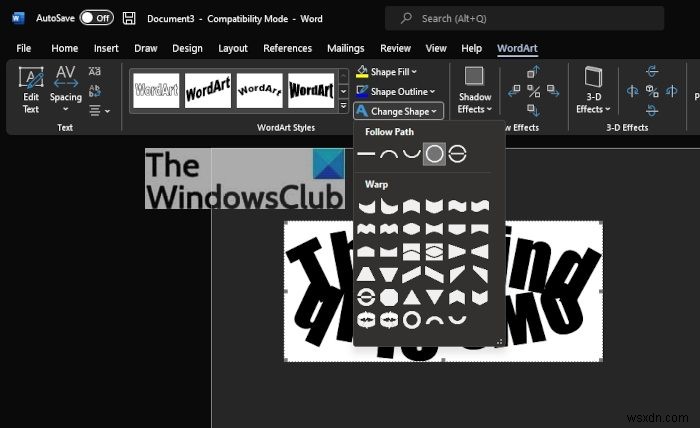 Cách Chèn Văn Bản Vào Hình Tròn Hoặc Văn Bản Hình Tròn Trong Microsoft Word