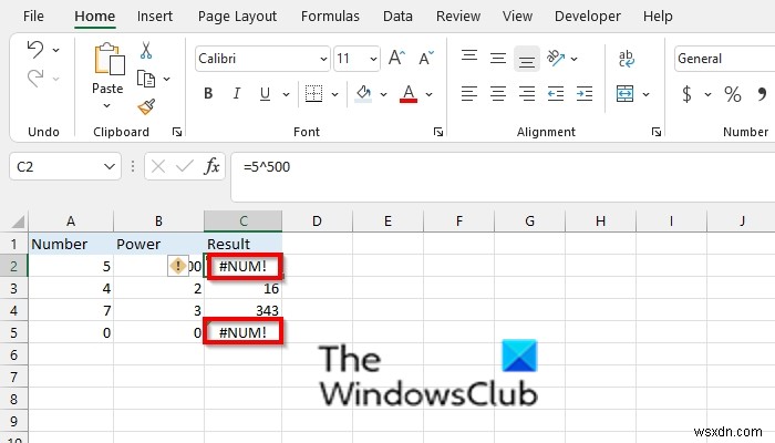 Cách khắc phục lỗi #NUM trong Excel