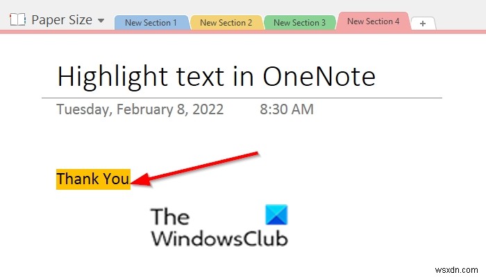 Cách làm nổi bật Văn bản và Ghi chú trong OneNote