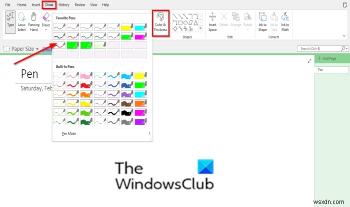 Cách sử dụng Bút nổi bật (Highlighter Pen) trong OneNote
