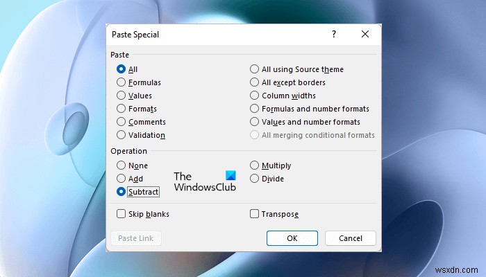 Cách trừ nhiều ô trong Excel
