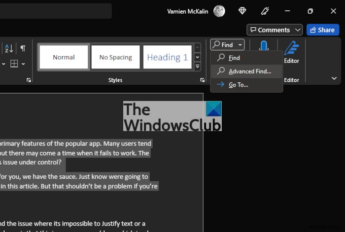 Khắc phục lỗi đoạn văn bản không căn đều (Justify) trong MS Word