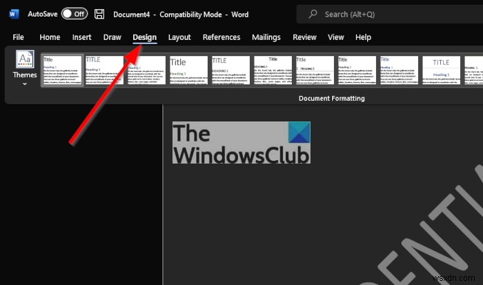 Cách xóa filigran (watermark) trong Microsoft Word