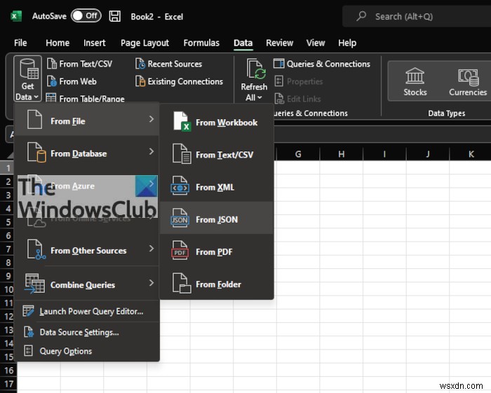 Cách chuyển đổi JSON sang file CSV Excel