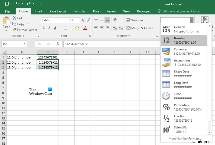 Cách ngăn Excel làm tròn số