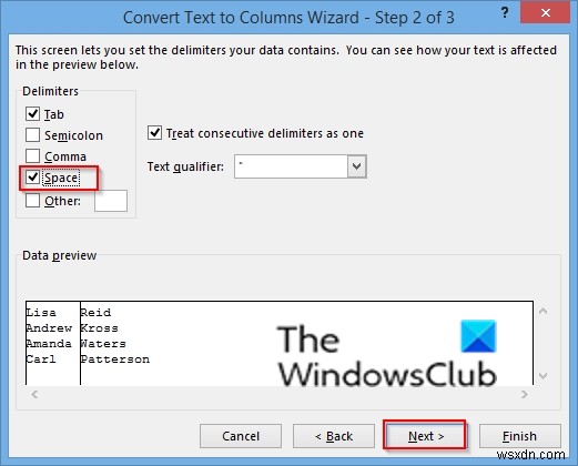 Cách chuyển Text sang Columns (Chia cột) trong Excel
