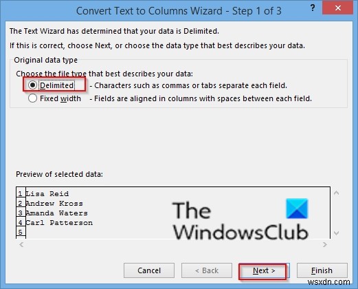 Cách chuyển Text sang Columns (Chia cột) trong Excel