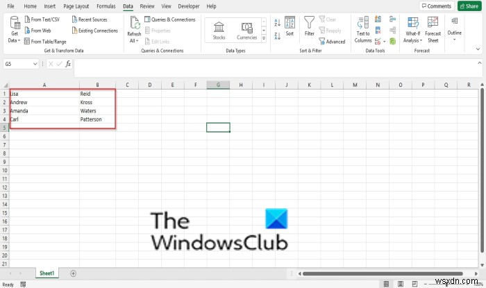 Cách chuyển Text sang Columns (Chia cột) trong Excel