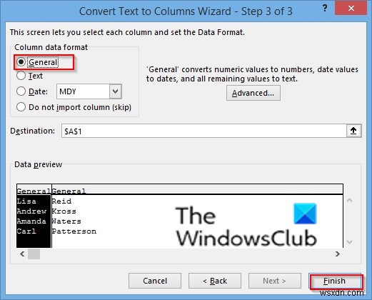 Cách chuyển Text sang Columns (Chia cột) trong Excel