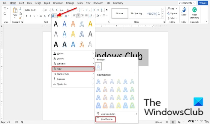 Cách làm mờ font (blurry) trong Microsoft Word