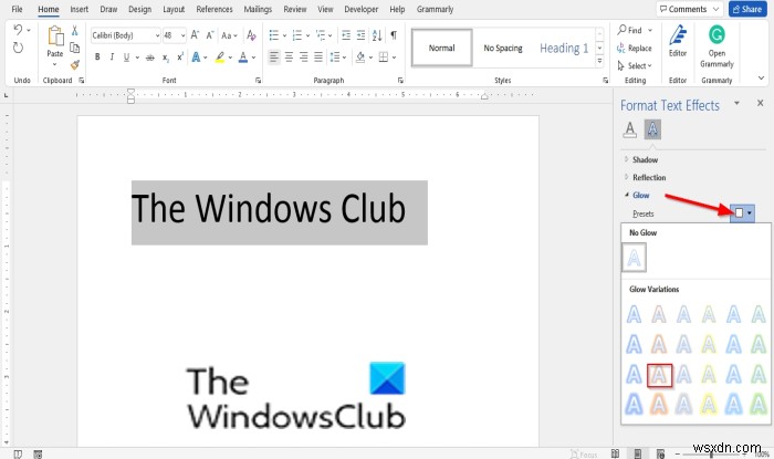 Cách làm mờ font (blurry) trong Microsoft Word