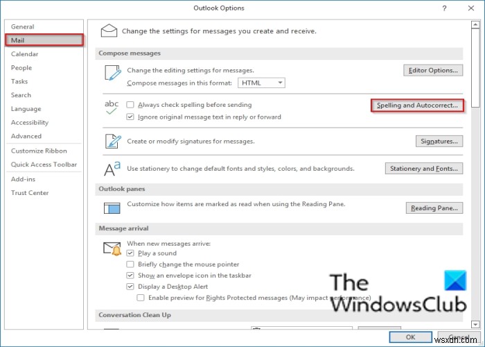 Cách tắt Kiểm tra chính tả (Spell Check) trong Office 365