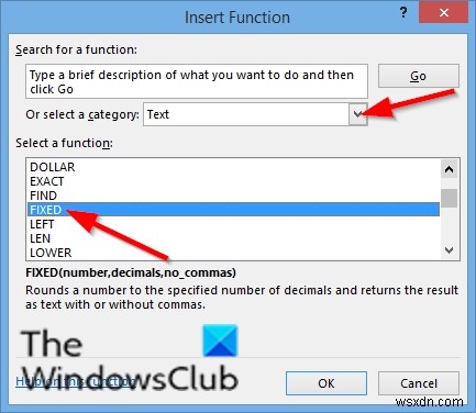 Cách dùng hàm FIXED trong Excel